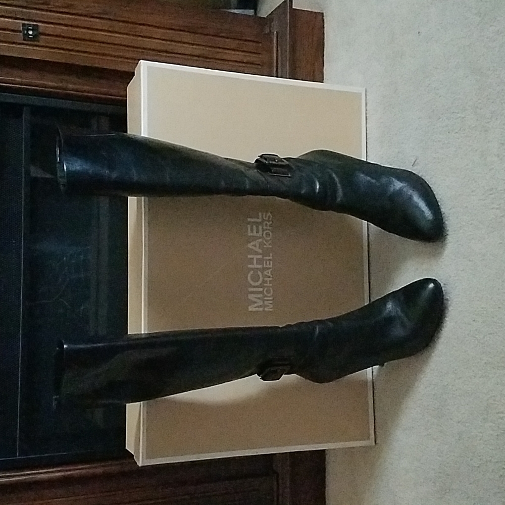 Michael Kors dressy high heel boots